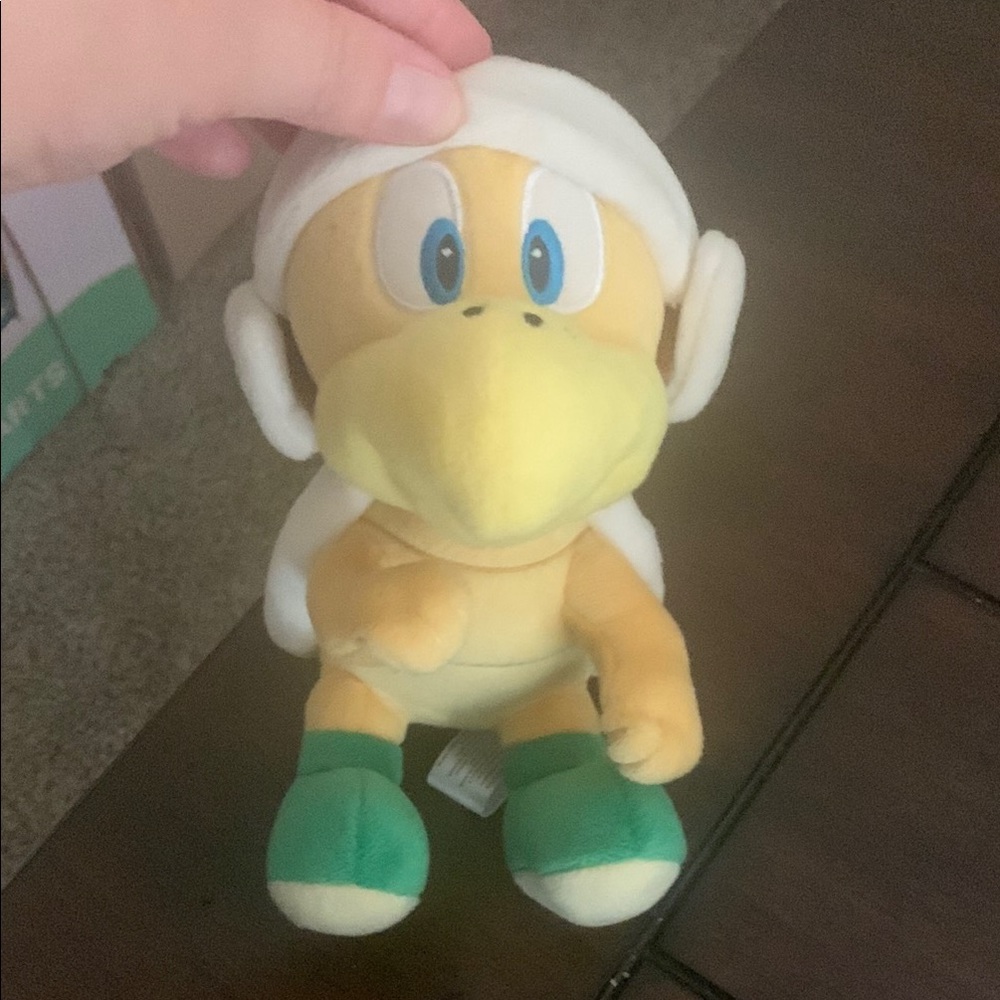 Nintendo Yellow and Green Stuffed Animal